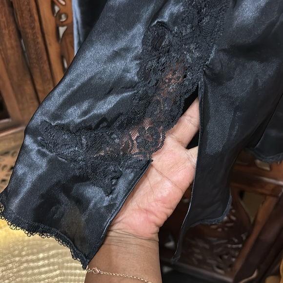 Frederick’s of Hollywood Slip Dress with Crisscross Back - Picture 4 of 7